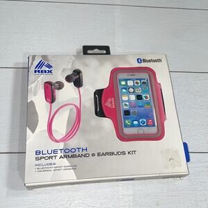 RBX Pink Bluetooth Sport Armband and Earbuds Kit